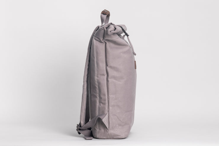 Rollie Backpack Waxed Canvas Grey