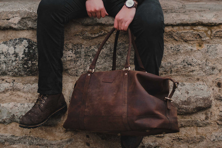 Somerset Holdall | Brown Leather Medium