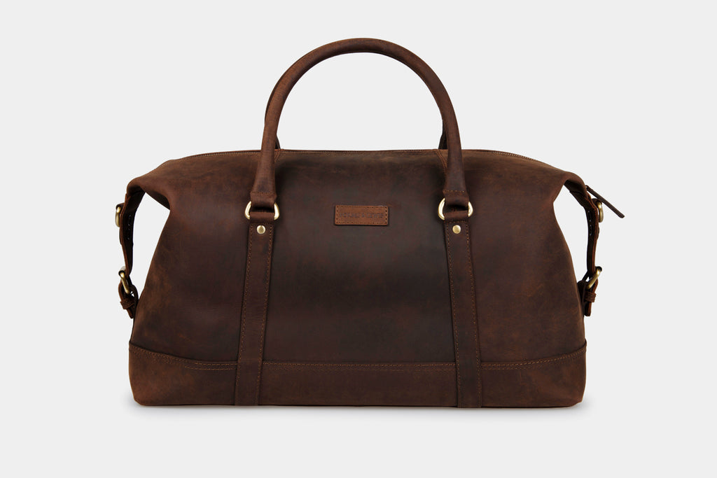 Somerset Holdall | Brown Leather Medium