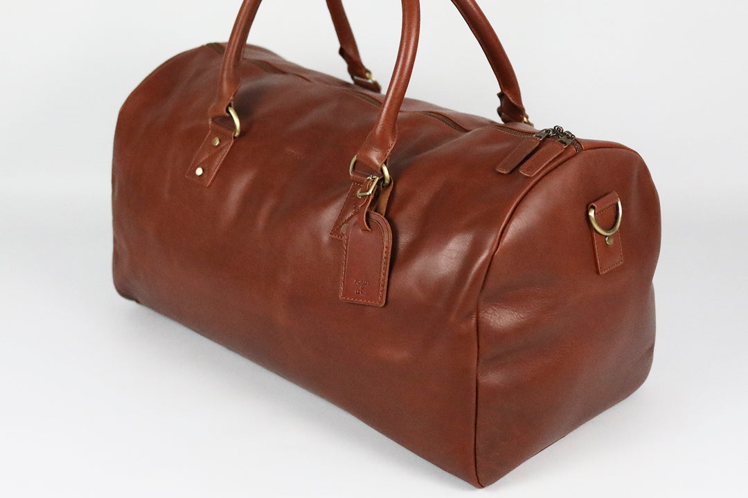 Extra large leather holdall hot sale