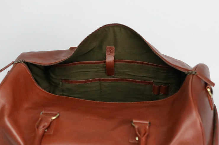 Winchester Holdall | Brown Leather Large